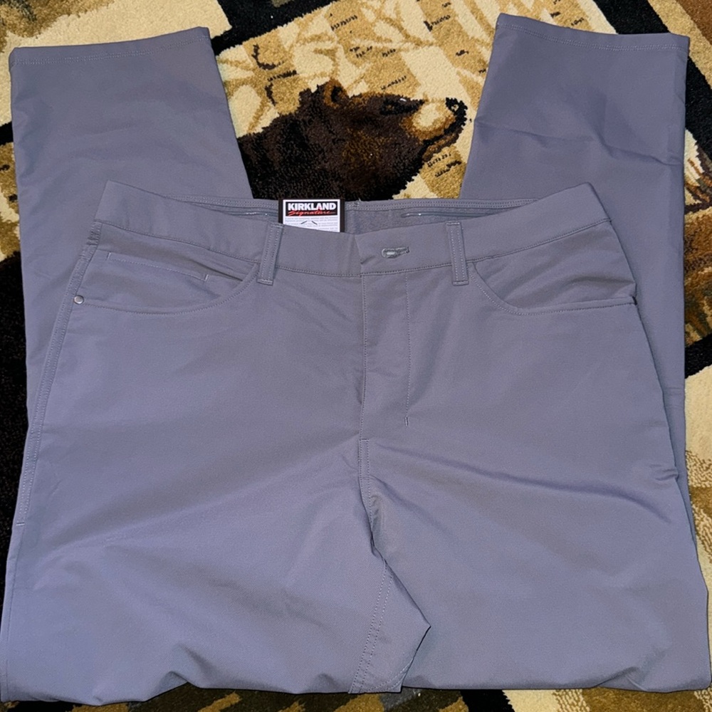 Men’s Gray Kirkland Signature Dress Pants Size 34x30